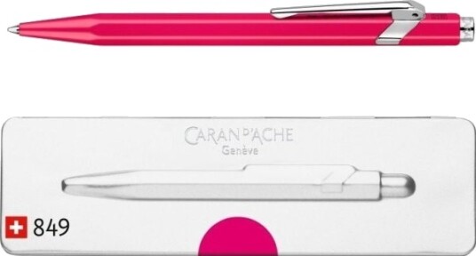 Caran D`Ache Kulepenn 849 Pop Line Fluo, M, I Eske, Fiolett Caran D`Ache Kulepenn 849 Pop Line Fluo, M, I Eske, Fiolett