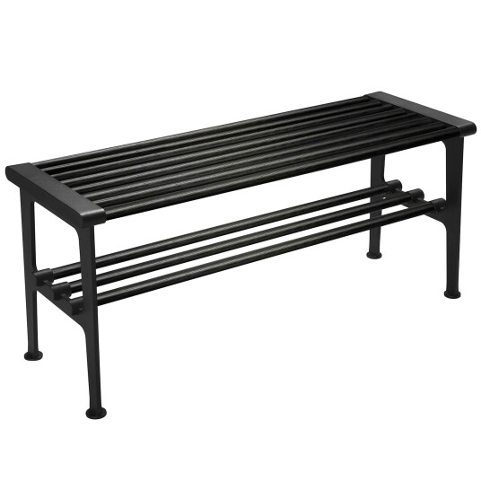 Essem Design Nostalgi Benk 100 cm Sortbeiset Eik / Sort