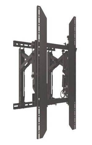 Chief ConnexSys Portrait Video Wall Mount - With Rails - For Displays 40-80" - Black monteringssett - for videovegg - svart