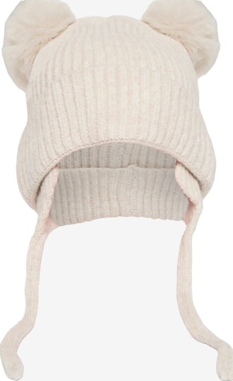 Mango Pom Pom Cable Knit Beanie LT PASTEL BROWN 1 3
