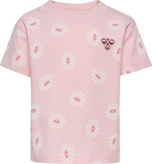 Hummel Hmlmini Loose Flower T Shirt S/S Pink 92 Hummel Hmlmini Loose Flower T Shirt S/S Pink 92