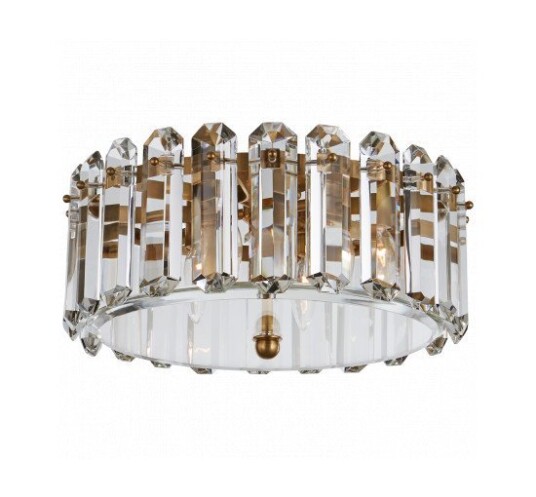 Bonnington Medium Flush Mount Antique Brass Bonnington Medium Flush Mount Antique Brass