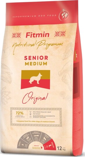 Fitmin Tørrfôr Senior Program Medium 12 kg