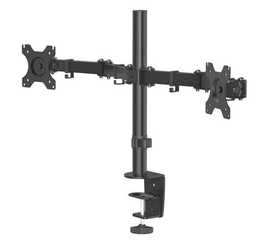 Hama Monitor Holder 2 Monitors Height-adjustable Swivel/Tilt 13" - 32" Hama Monitor Holder 2 Monitors Height-adjustable Swivel/Tilt 13" - 32"