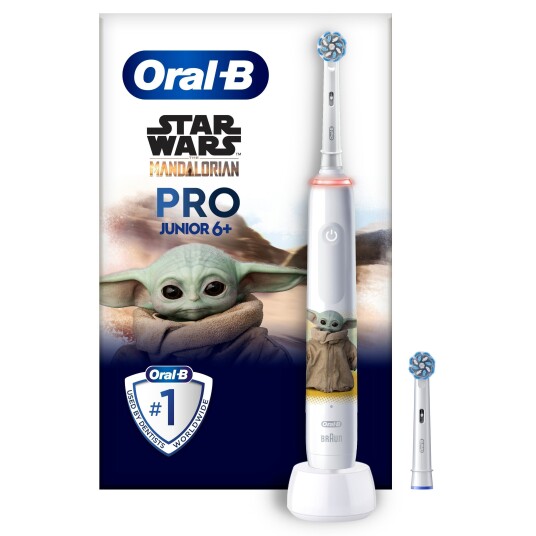 Oral-B Pro 3 Junior Elektrisk Tannbørste Star Wars 6+ Hvit Oral-B Pro 3 Junior Elektrisk Tannbørste Star Wars 6+ Hvit
