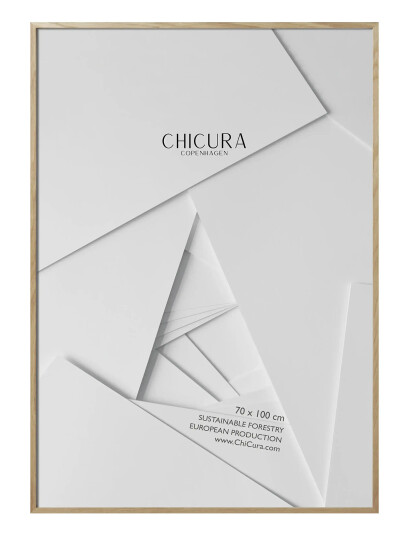 ChiCura Wooden Frame Oak Anti Reflective Acrylic Beige 70X 100CM ChiCura Wooden Frame Oak Anti Reflective Acrylic Beige 70X 100CM