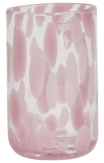 OYOY Jali glass 10,5 cm, rose OYOY Jali glass 10,5 cm, rose