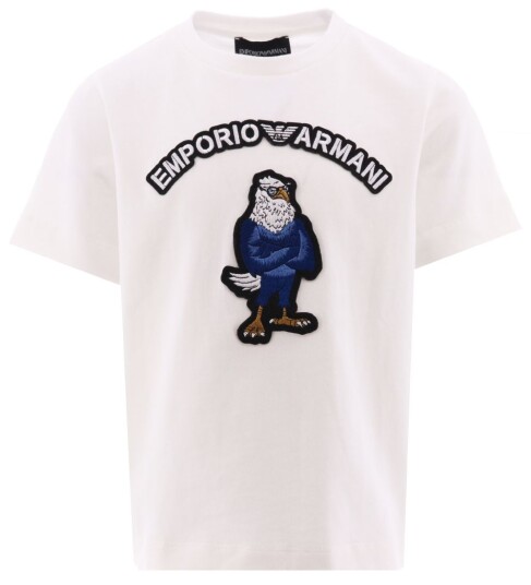 Giorgio Armani Emporio Armani T skjorte Hvit m. Ørn Emporio Armani 10 år 140 T skjorte
