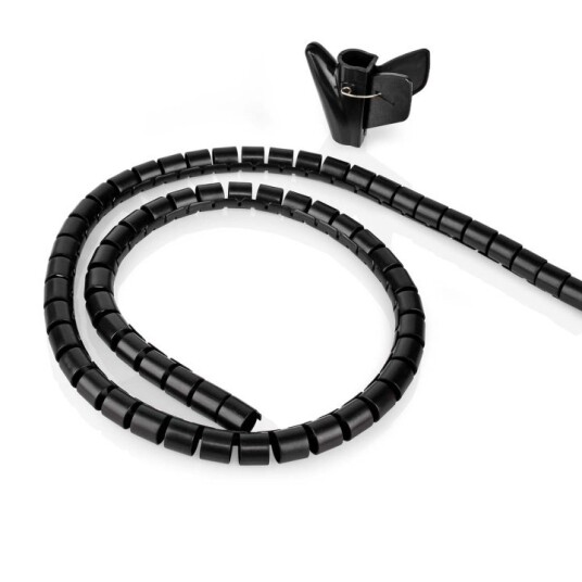 Nedis Spiral Kabelhylse for Kabelsortering Sort 16mm