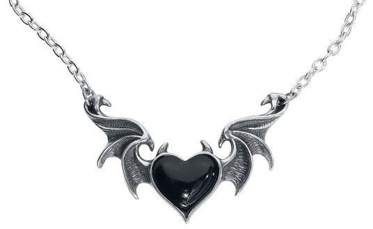 Alchemy Gothic - Goth Halskjede - BlackSoul - Damer - svart-sølv Alchemy Gothic - Goth Halskjede - BlackSoul - Damer - svart-sølv
