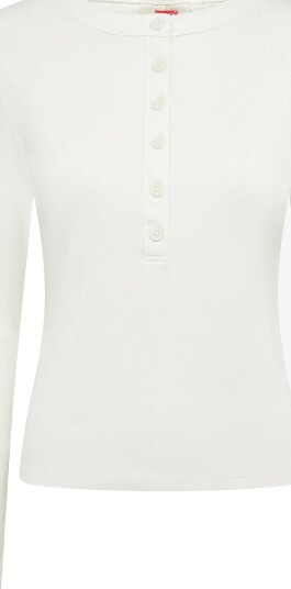 Levi"s® Essential Ls Henley Egret   WHITES   L