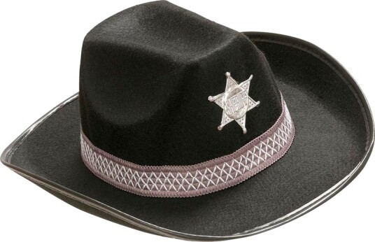 Widmann S.r.l. Sheriffhatt Svart - One size
