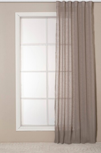 Hasta Gardin Malva 132x250 cm Grå