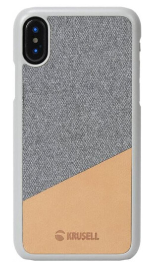 Krusell Tanum iPhone Xs Max Bakside Deksel - Grå Krusell Tanum iPhone Xs Max Bakside Deksel - Grå