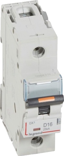 Legrand DX3 MCB automatsikring D16 1P 1M 25kA