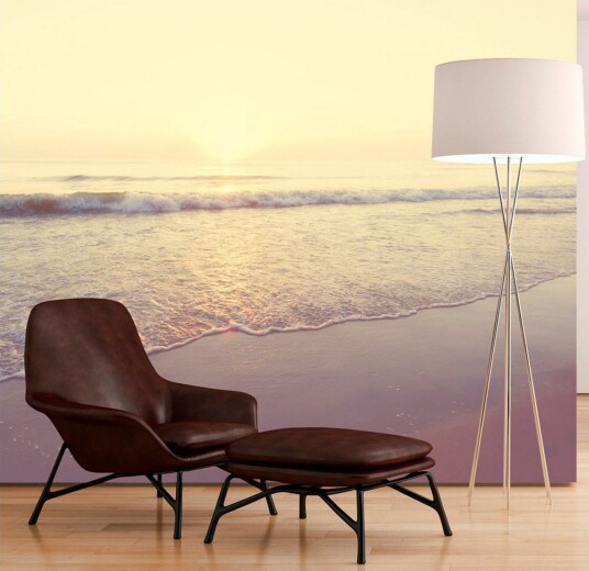 Fototapet Morning On The Beach 150x105 - Artgeist sp. z o. o.