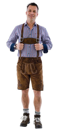 Haus Huberts V.O.F Lederhosen kort Brun Str. 54