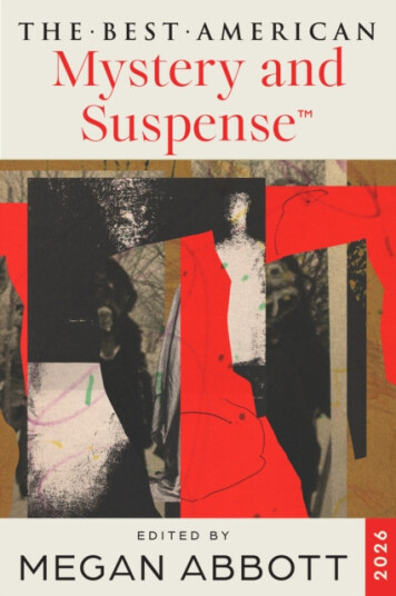The Best American Mystery and Suspense 2026 The Best American Mystery and Suspense 2026