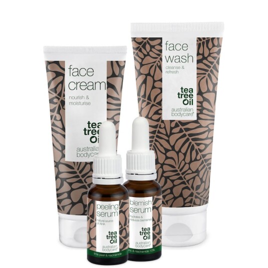 Australian Bodycare Anti Blemish Face Kit 200 ml + 100 ml + 2 x 30 ml Gaveeske