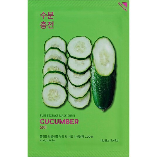 Holika Pure Essence Mask Sheet Cucumber Holika Pure Essence Mask Sheet Cucumber