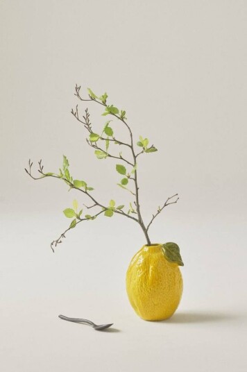 Jotex LIMONE vase - høyde 19 cm Gul/grønn 1703441-01-0 1667088-01-0