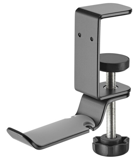 MaxMount Clamp-On Headset Stand - Hodetelefon Stativ - Svart