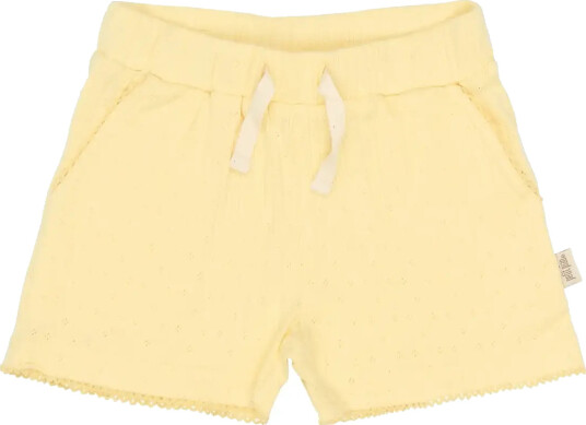 Petit Piao Ppsuze Pointelle Shorts Yellow 98 Petit Piao Ppsuze Pointelle Shorts Yellow 98