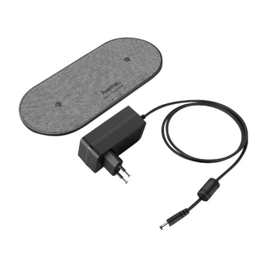 HAMA QI-FC10DUO TRÅDLØS LADER