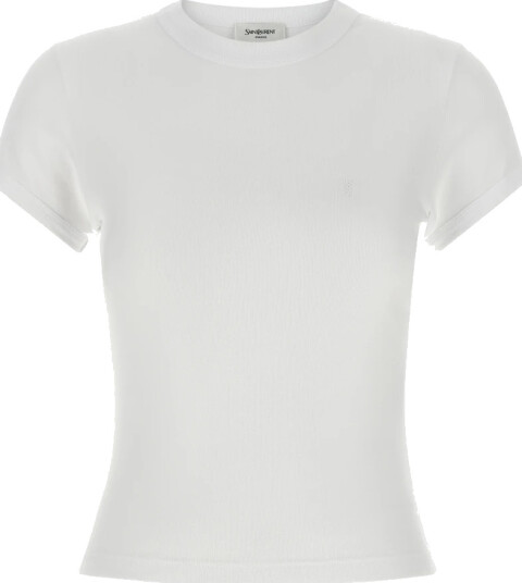 Saint Laurent Dame Topper Hvit M, Saint Laurent Dame Topper Hvit M,