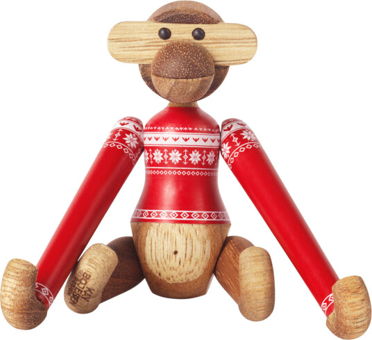 Kay Bojesen Denmark - Ape christmas jumper 2024 mini teak/limba