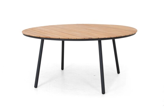 Selected Home Resö spisebord Svart/teak 160 cm Svart Selected Home Resö spisebord Svart/teak 160 cm Svart