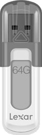 Lexar Jumpdrive V100 Usb-Flashstasjon 64 Gb Usb 3.0 Grå