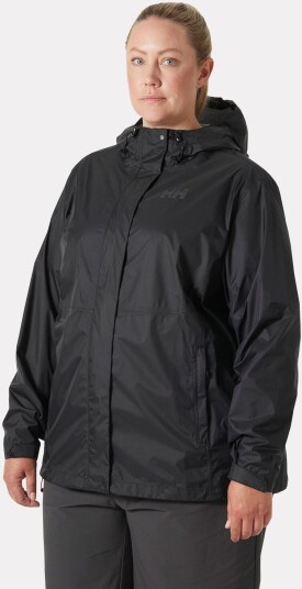 Helly Hansen Loke Plus Jacket 2.0 Dame Svart 3x Lilla3X Helly Hansen Loke Plus Jacket 2.0 Dame Svart 3x Lilla3X