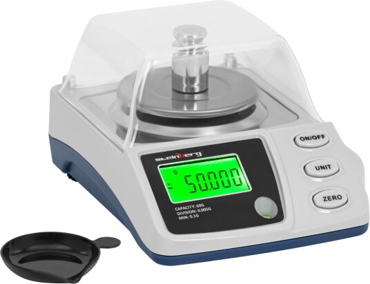 Steinberg Systems Presisjonsvekt 0,1 60 g / 0,005 g Ø 68 mm Trekkskjold 10031313