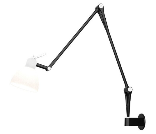 Rotaliana - Luxy W2 Vegglampe Svart/Blank Hvit