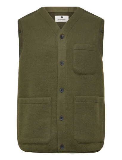 Anerkjendt Akramsus Boiled Wool - Khaki green - XXL