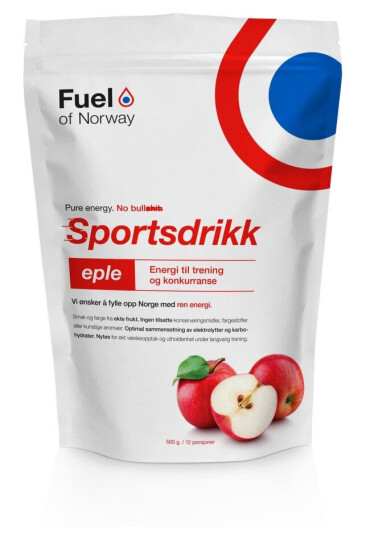 Fuel Of Norway Sportsdrikke 0,5kg Eple White 0,5kg Fuel Of Norway Sportsdrikke 0,5kg Eple White 0,5kg