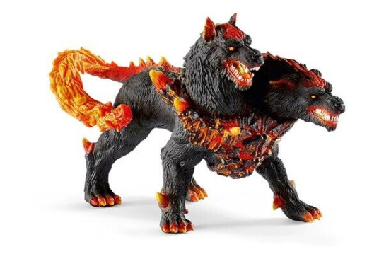 Schleich Helvetshund Figur - To hoder, Aggressiv Dyr Figur