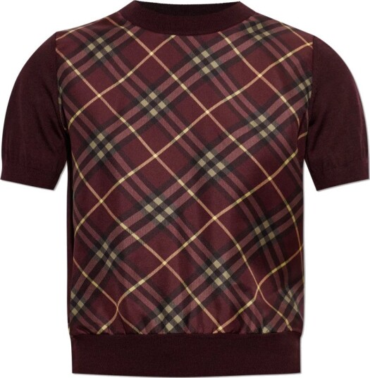 Burberry Dame Strikkevarer Rød S,