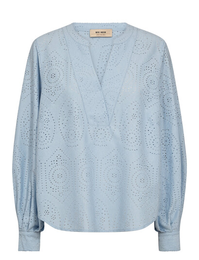 MOS MOSH Mmyen Sina Lace Blouse - Blue - XS