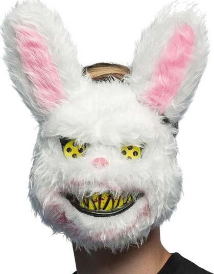 Blodig Skummel Kanin Maske