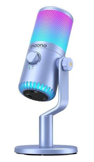 Maono DM30RGB Microphone Purple