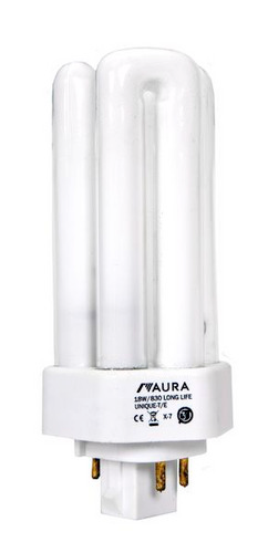 Auralight kompaktlysrør UNIQUE-T/E 57W/830 GxQ-4 Sokkel
