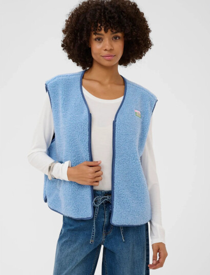 Culture Cucatina Teddy Waistcoat Blue XXL Culture Cucatina Teddy Waistcoat Blue XXL