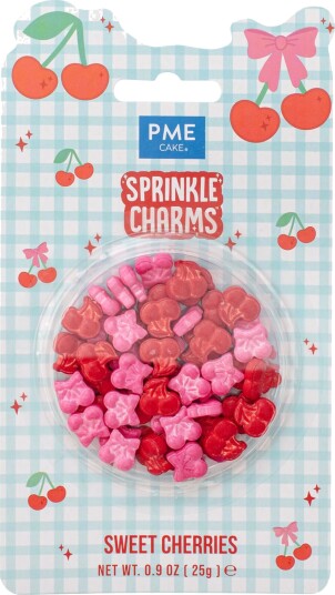 PME Kirsebær Sprinkle Charms 25 g PME Kirsebær Sprinkle Charms 25 g