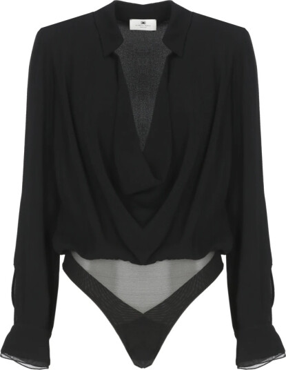 Elisabetta Franchi Dame Topper Svart XS,