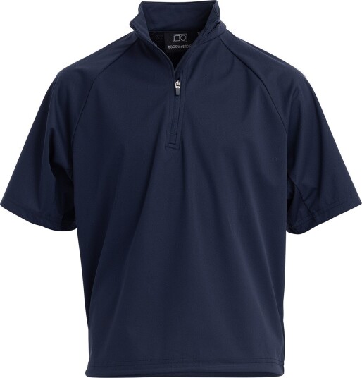 Bogeys & Birdies Jr Windbreaker SS 1/4 Zip Blå Golfklær junior Navy 160