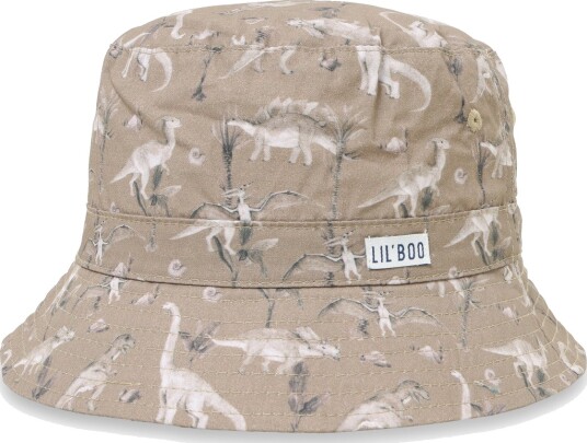 Lil" Boo Dino Bucket Hats   Brown   9M/2Y