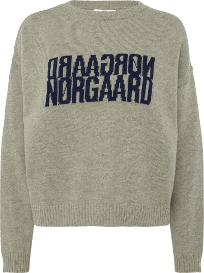 Mads Nørgaard Yota Knit Tilona Sweater   SILVER SAGE/PARISIAN NIGHT   XXL