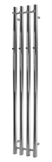 Kriss Vega Håndkletørker t/Sentral-/Fjernvarme 1420x257 mm, Krom